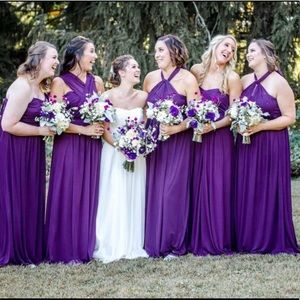 David’s Bridal Versa Mesh convertible dress